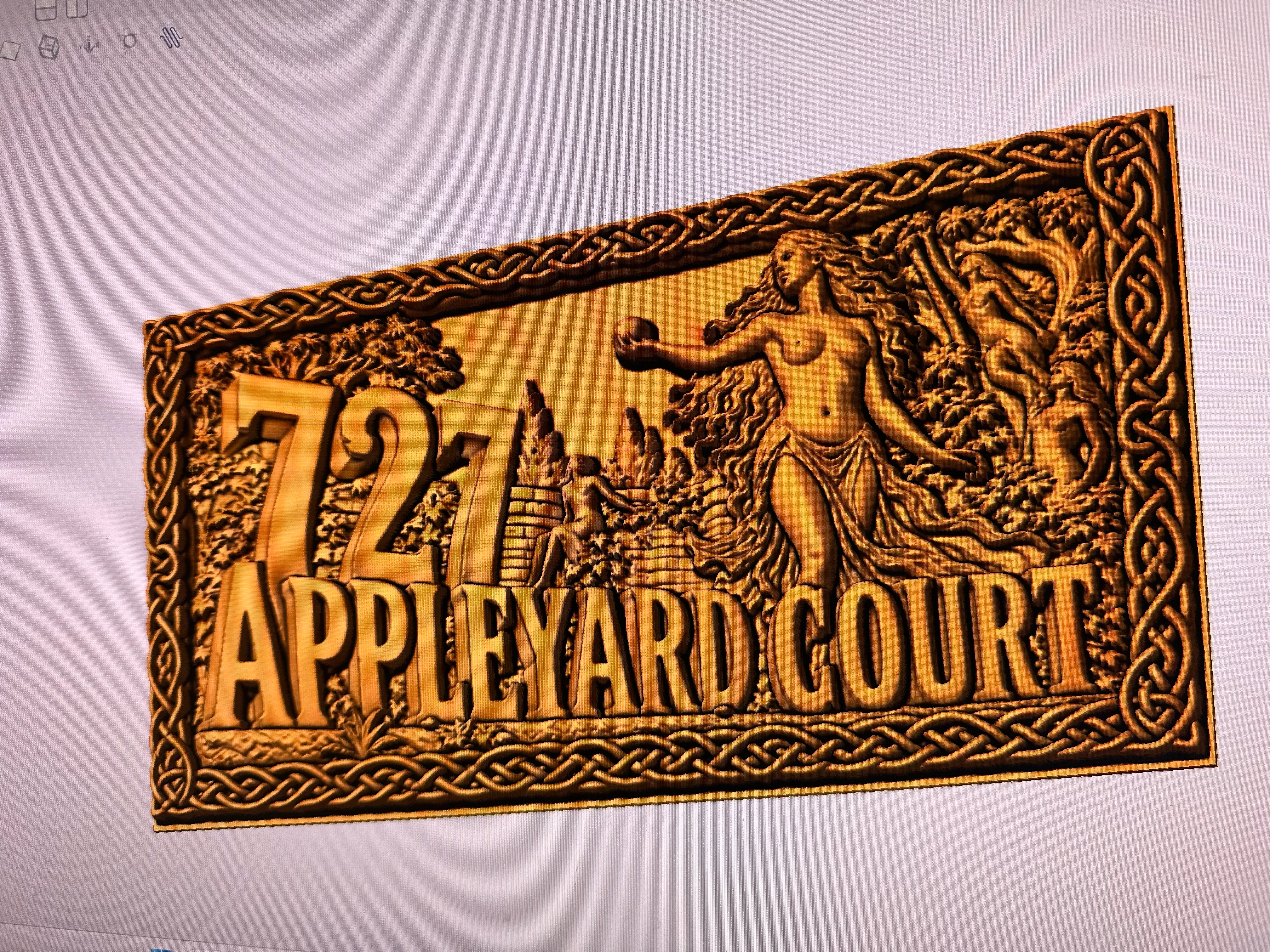 727 Appleyard Court, the approved 3D design